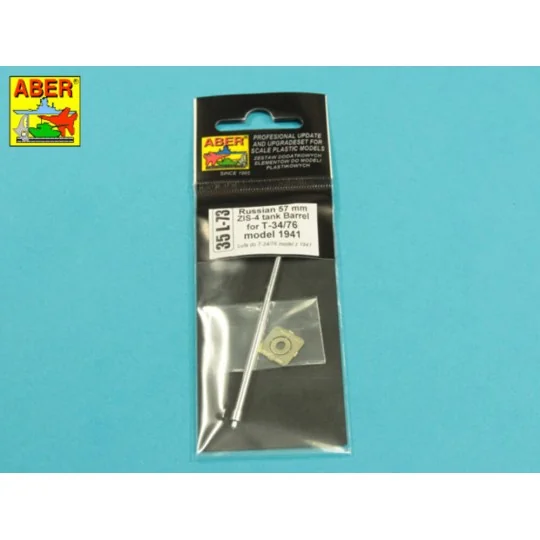 Russian 57mm ZIS-4 barrel for T-34/76, 1/35 - Aber Models 35 L-073