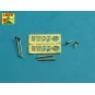 Set of 2 Barrels for German machine guns MG34, 1/35 - Aber Models 3...