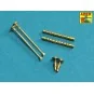 Set of 2 Barrels for German machine guns MG34, 1/35 - Aber Models 3...