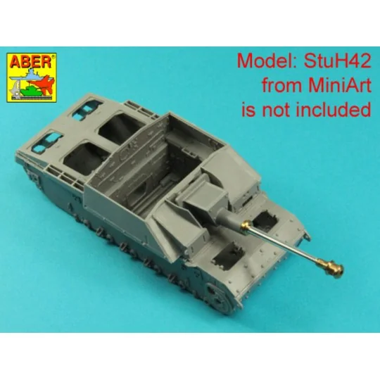 German StuK.40 L/48 7, 5 cm Barrel with late muzzle brake for Stug....