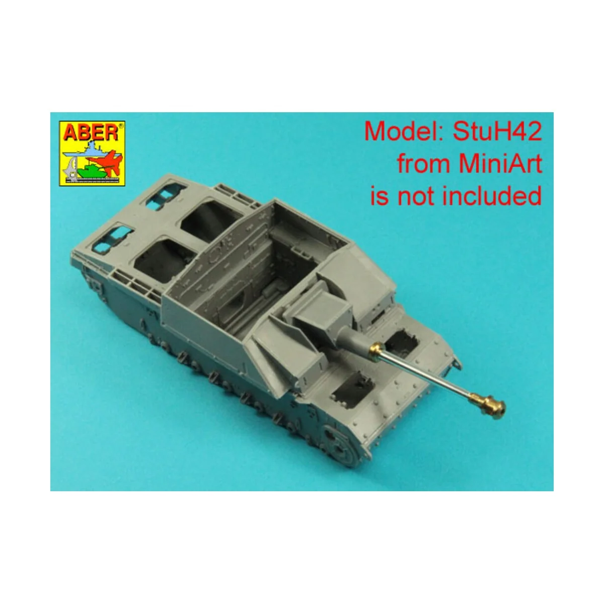 German StuK.40 L/48 7, 5 cm Barrel with late muzzle brake for Stug....