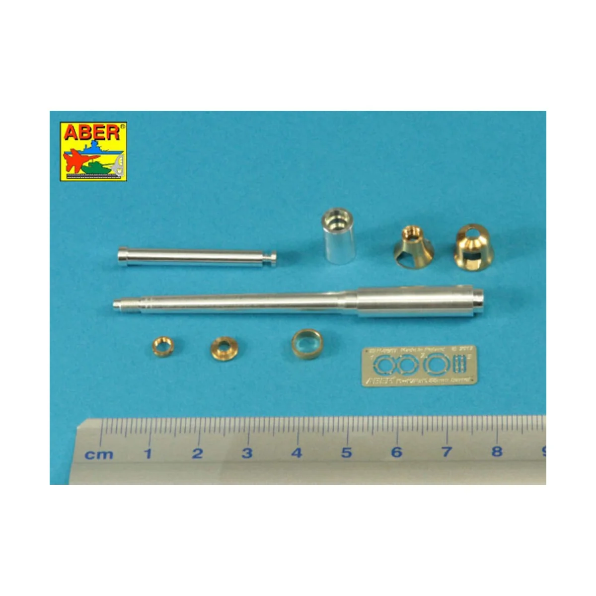 German 88 mm Barrel for Tiger I Early, 1/35 - Aber Models 35 L-076N