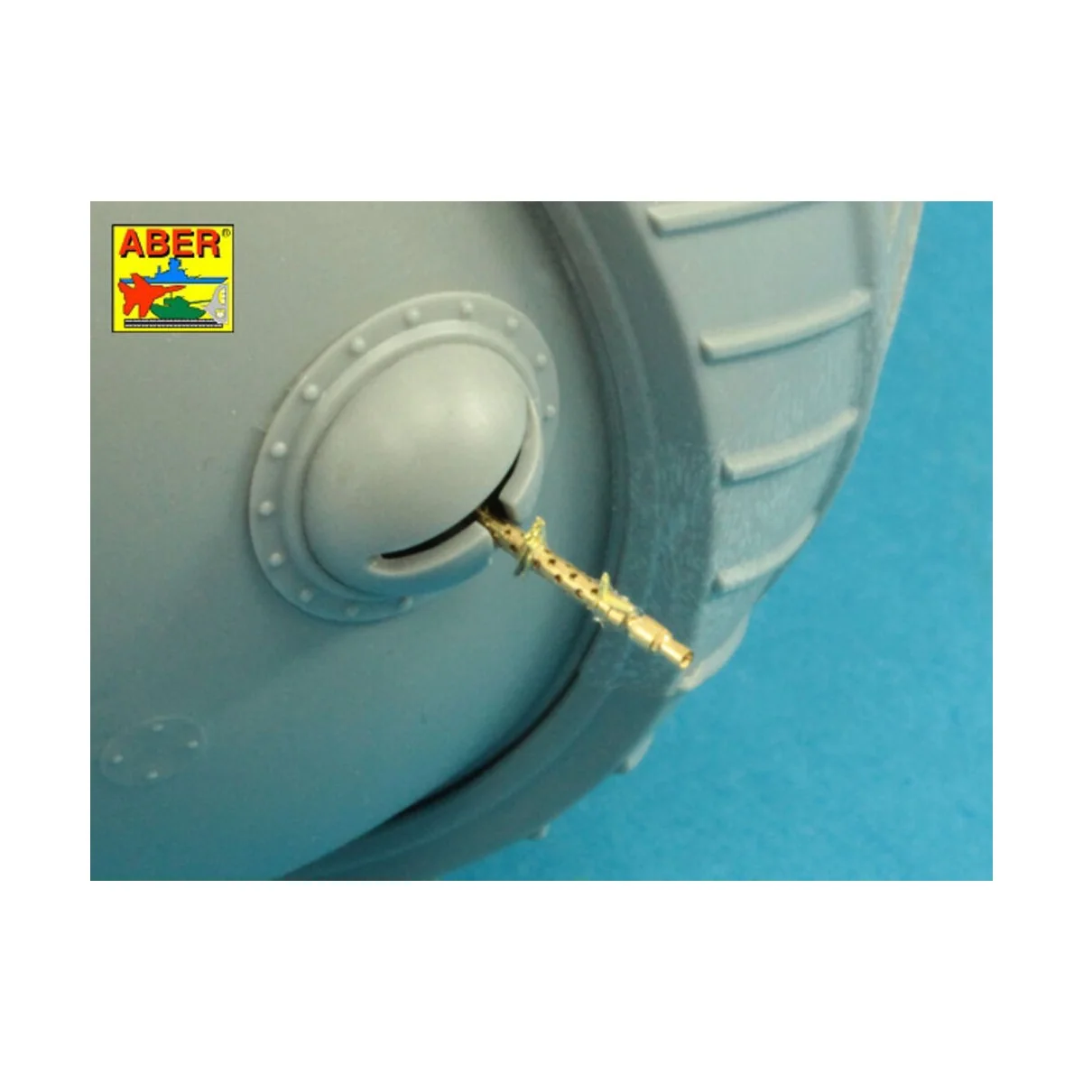 Set of 2 Barrels for German machine guns MG34, 1/35 - Aber Models 3...