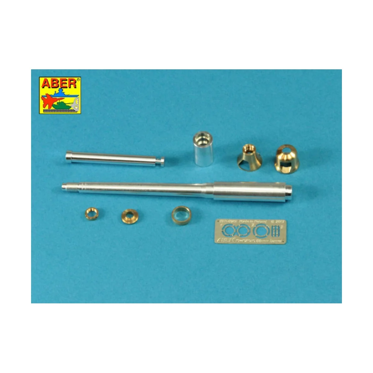 German 88 mm Barrel for Tiger I Early, 1/35 - Aber Models 35 L-076N