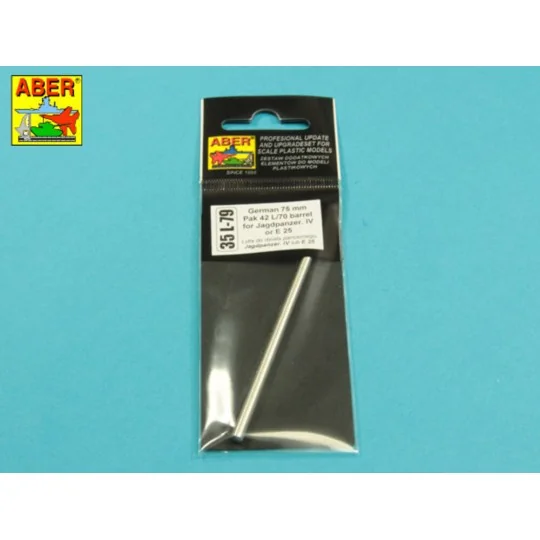 German 75 mm for Jagdpanzer IV or E25, 1/35 - Aber Models 35 L-079