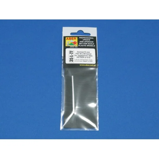 German 75mm barrel for Hetzer, 1/35 - Aber Models 35 L-077