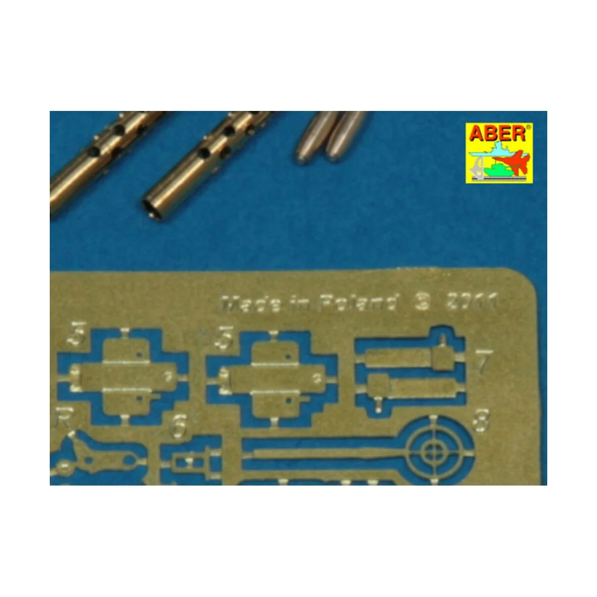 Two barrels to Browning ANM2, 1/35 - Aber Models 35 L-081