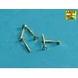 Tank MG 34 tips barrels x 5, 1/35 - Aber Models 35 L-083