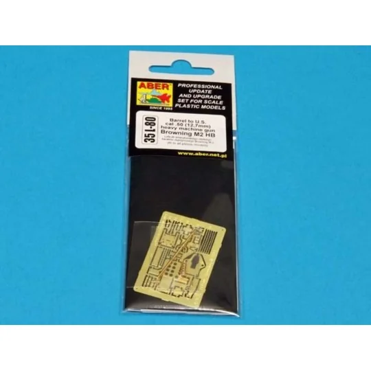 Barrel for M2 Browning '50 in (12, &mm), 1/35 - Aber Models 35 L-080
