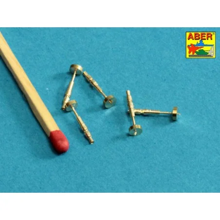 Tank MG 34 tips barrels x 5, 1/35 - Aber Models 35 L-083