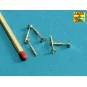 Tank MG 34 tips barrels x 5, 1/35 - Aber Models 35 L-083