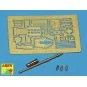 Barrel for M2 Browning '50 in (12, &mm), 1/35 - Aber Models 35 L-080