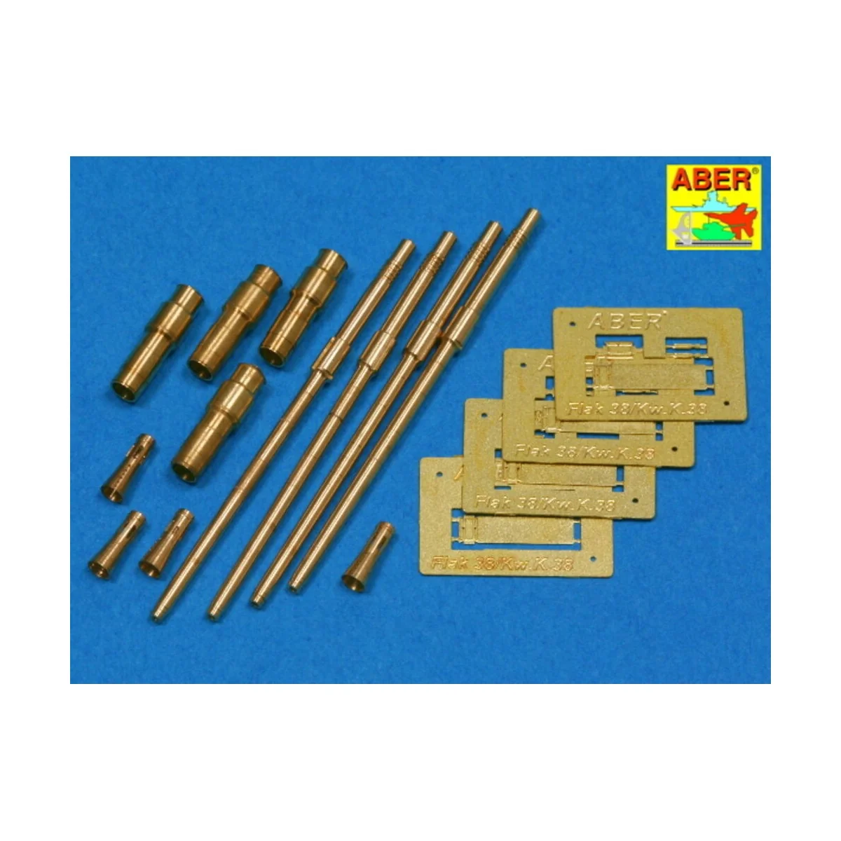 Flakvierling 38 barrel set, 1/35 - Aber Models 35 L-087