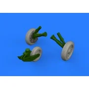 F-8 Crusader wheels for Eduard/Hasegawa - Eduard Accessories 648387