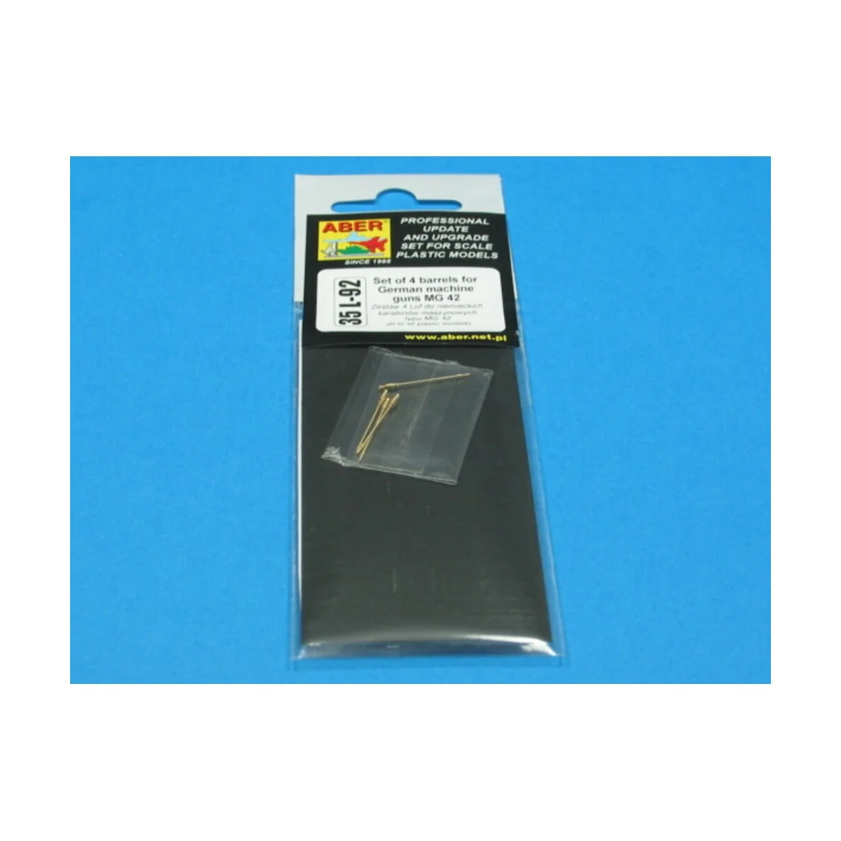 4 barrels for MG42 without jacket, 1/35 - Aber Models 35 L-092