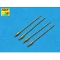 4 barrels for MG42 without jacket, 1/35 - Aber Models 35 L-092