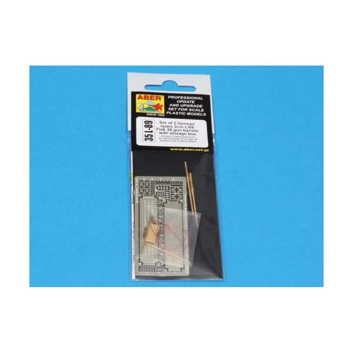 Flak 38 barrels with storage box, 1/35 - Aber Models 35 L-089