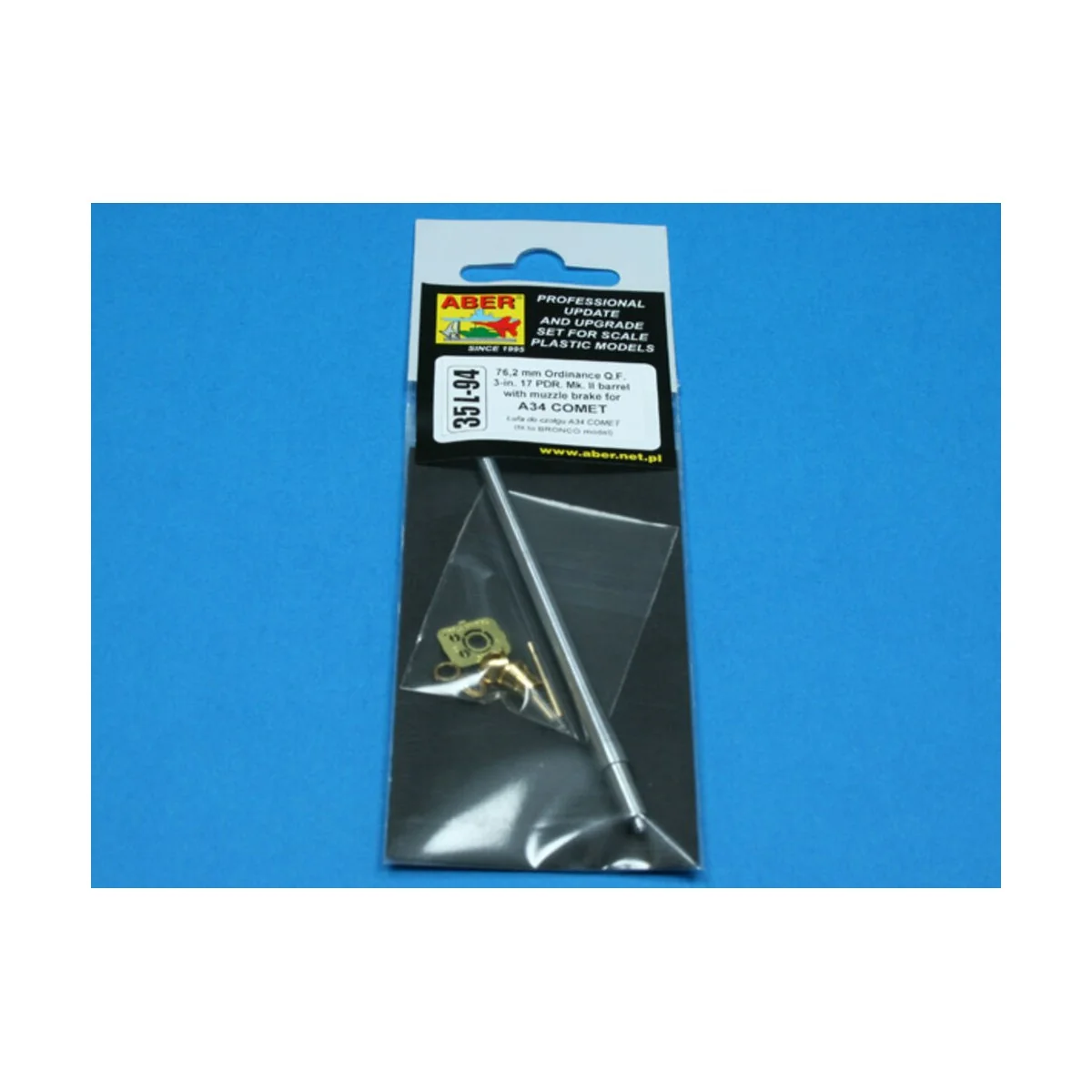 Barrel for British A34 Comet (Bronco), 1/35 - Aber Models 35 L-094