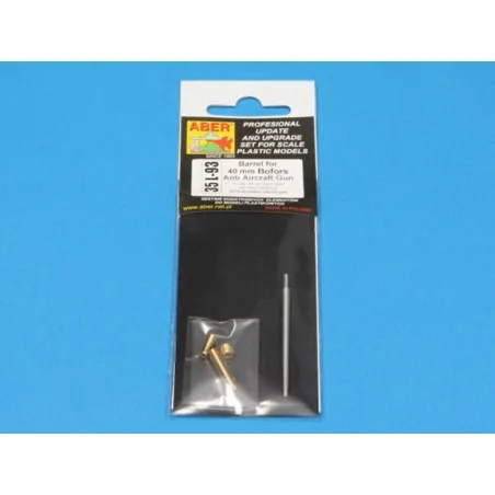 Barrel for 40mm Bofors Anti Aircraft Gun, 1/35 - Aber Models 35 L-093