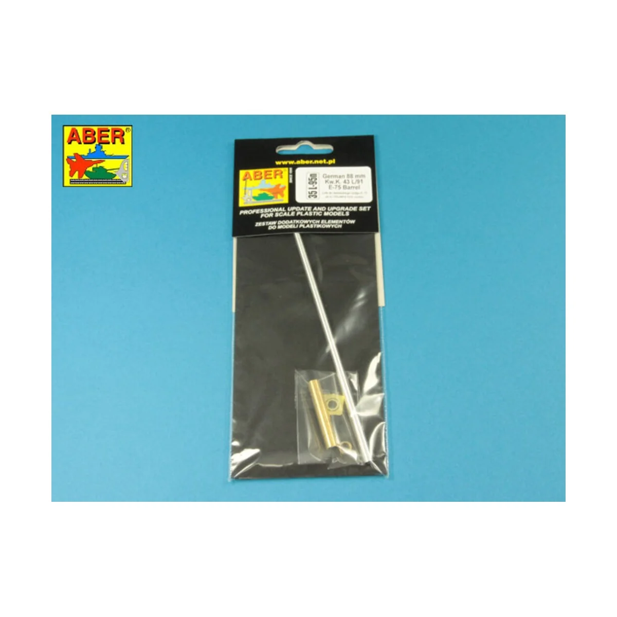 88 mm E-75 Barrel, 1/35 - Aber Models 35 L-095N