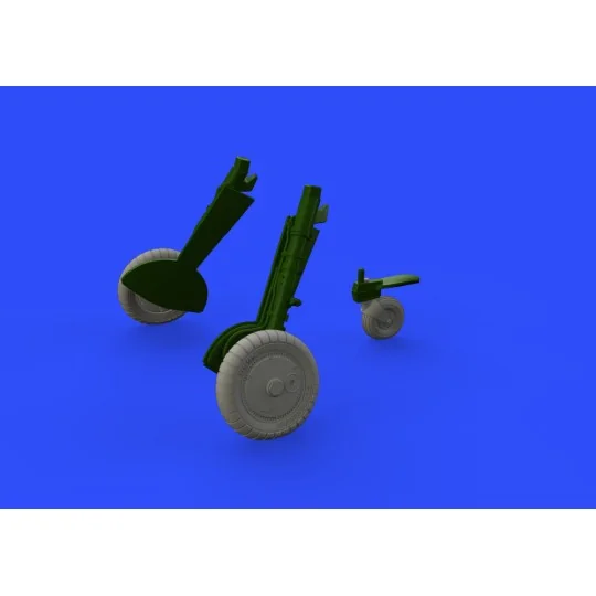 Bf 109G-6 wheels for Tamiya, 1/48 - Eduard Accessories 648400