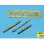 Set of 2 barrels for German tank machine gun MG 34 with Panzermante...