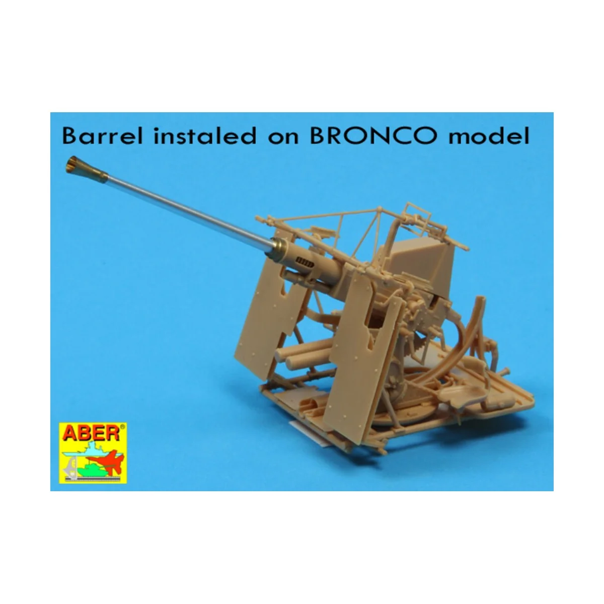 Barrel for 40mm Bofors Anti Aircraft Gun, 1/35 - Aber Models 35 L-093