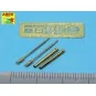 Set of 2 barrels for German tank machine gun MG 34 with Panzermante...