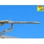 Set of 2 barrels for German tank machine gun MG 34 with Panzermante...