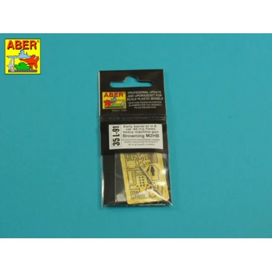 EARLY Barrel for M2 Browning '50 in (12, &mm), 1/35 - Aber Models 3...