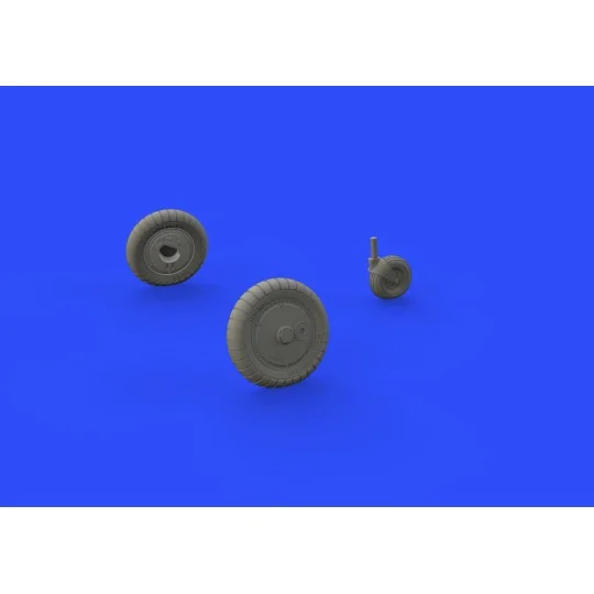 Bf 109G-6 wheels for Tamiya, 1/48 - Eduard Accessories 648400