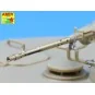 Set of 2 barrels for German tank machine gun MG 34 with Panzermante...