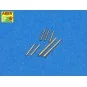 7 barrels tips for Degtijarew DT, 1/35 - Aber Models 35 L-099