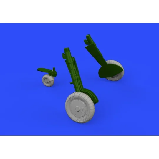 Bf 109G-6 wheels for Tamiya, 1/48 - Eduard Accessories 648400