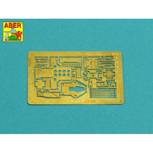 EARLY Barrel for M2 Browning '50 in (12, &mm), 1/35 - Aber Models 3...