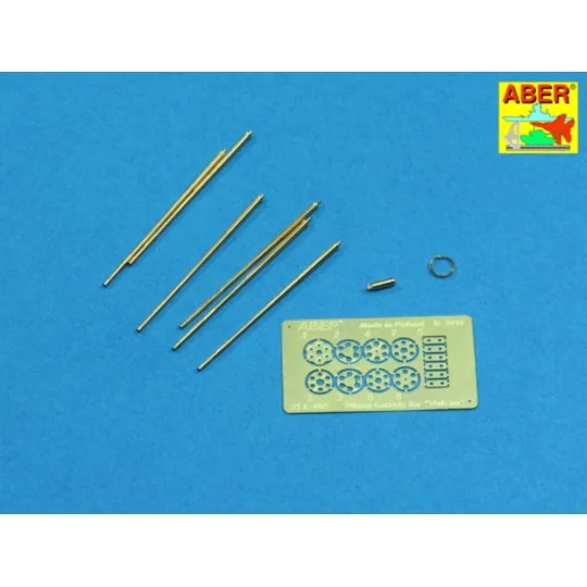 20mm barrels for M61 gun Vulcan, 1/35 - Aber Models 35 L-105