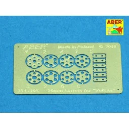 20mm barrels for M61 gun Vulcan, 1/35 - Aber Models 35 L-105 2