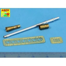 German 3, 7cm Flak 42 Barrel, 1/35 - Aber Models 35 L-107