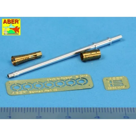 German 3, 7cm Flak 42 Barrel, 1/35 - Aber Models 35 L-107