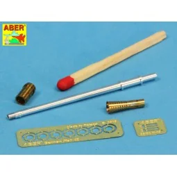German 3, 7cm Flak 42 Barrel, 1/35 - Aber Models 35 L-107 2