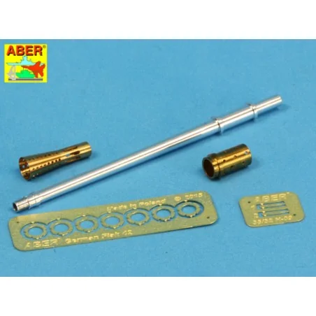 German 3, 7cm Flak 42 Barrel, 1/35 - Aber Models 35 L-107