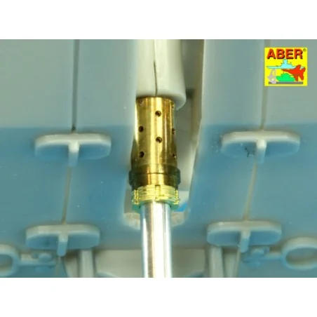 German 3, 7cm Flak 42 Barrel, 1/35 - Aber Models 35 L-107