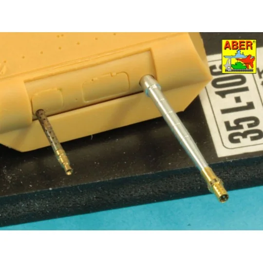 Barrels KwK.30 & MG 34, 1/35 - Aber Models 35 L-106N