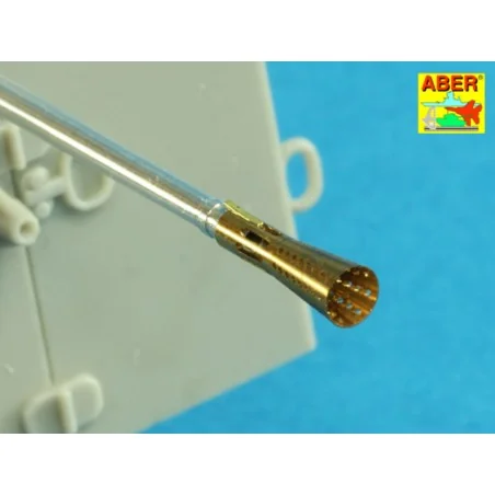 German 3, 7cm Flak 42 Barrel, 1/35 - Aber Models 35 L-107
