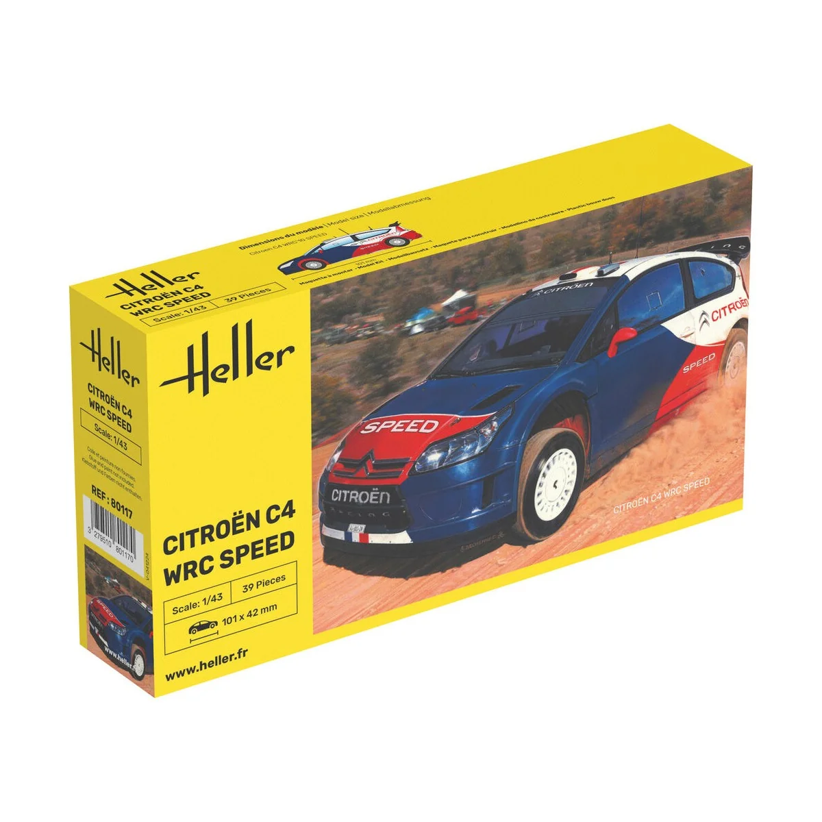 Citroën C4 WRC Speed, 1/43 - Heller 80117
