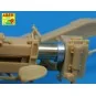 Barrel for 17pdr A/T Gun with ball muzzle brake, 1/35 - Aber Models...
