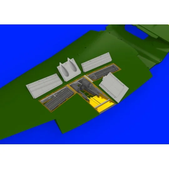 Tempest Mk.V gun bays for Eduard - Eduard Accessories 648419