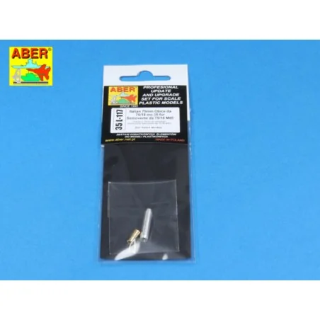 Barrel for Semovente da 75/18 M40, 1/35 - Aber Models 35 L-117