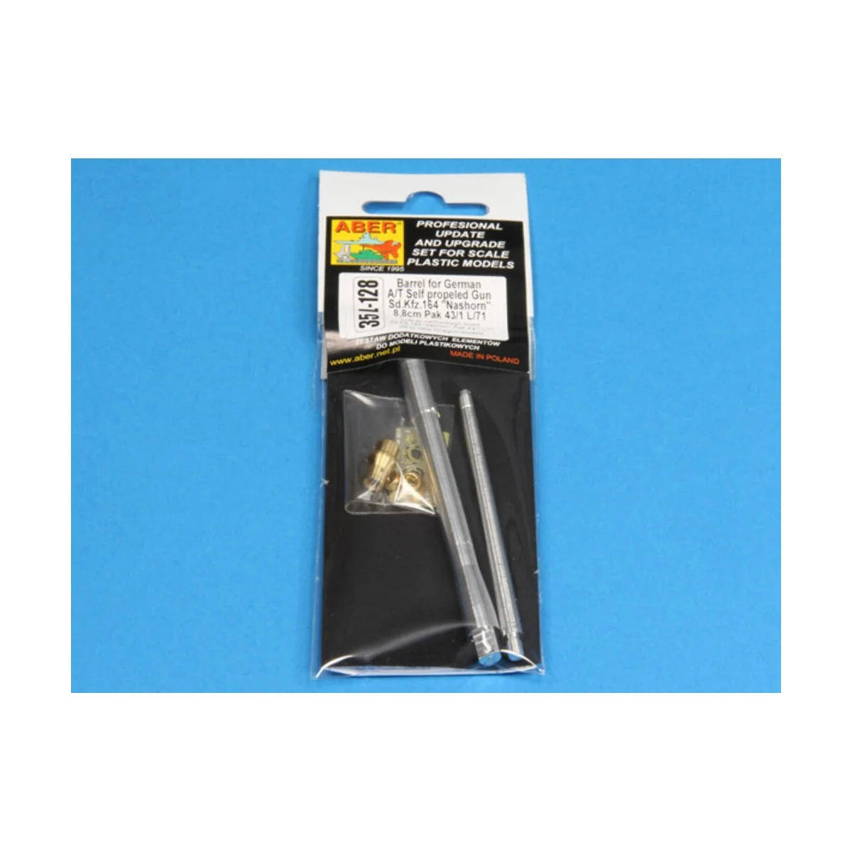 Barrel for German Nashorn with 8, 8cm Pak 43/1, 1/35 - Aber Models ...