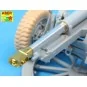 Late barrel MK2 with muzzle brake to British 25 pdr, 1/35 - Aber Mo...